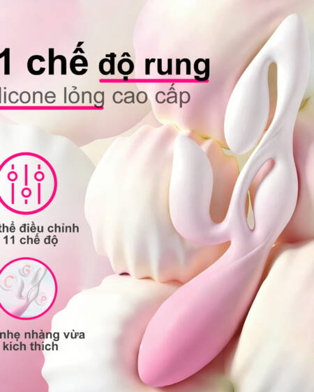 Máy Massage 11 Chế Độ Rung I-HANDE® - Silicone Lỏng Cao Cấp, Kháng Nước IPX7 🌸